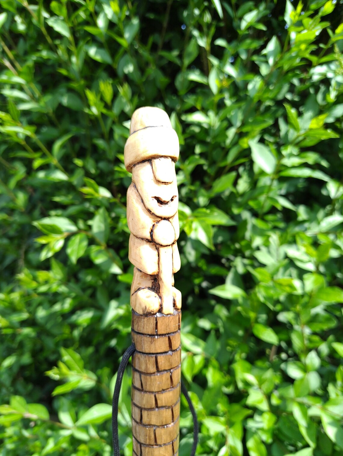 Hazel walking stick